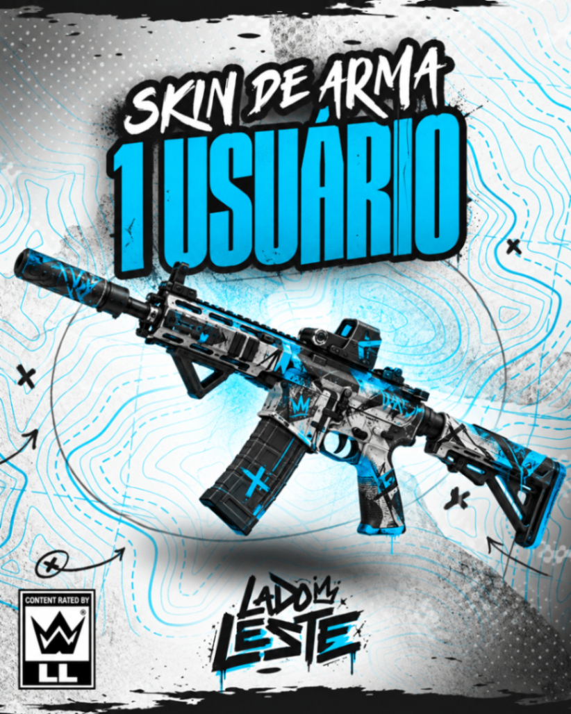 Skin Exclusiva de Arma 1 Usuário