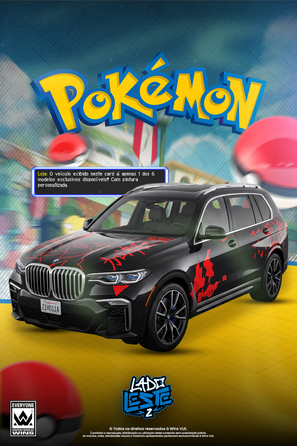 1 Veiculo Pokemon Blindado 16t a escolha (30 Dias)
