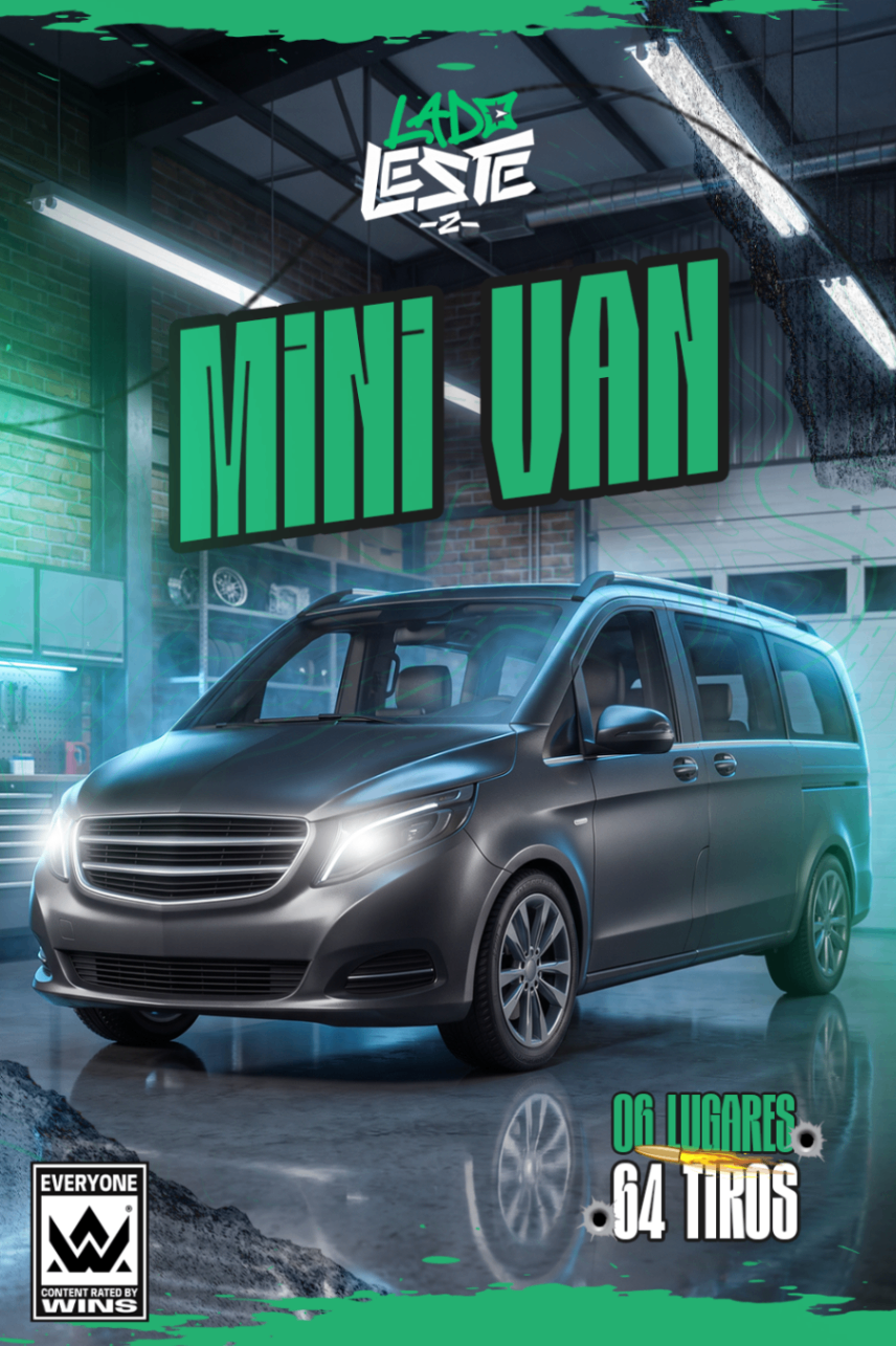 Mini Van 6 Lugares - (64 Tiros) (31 Dias)