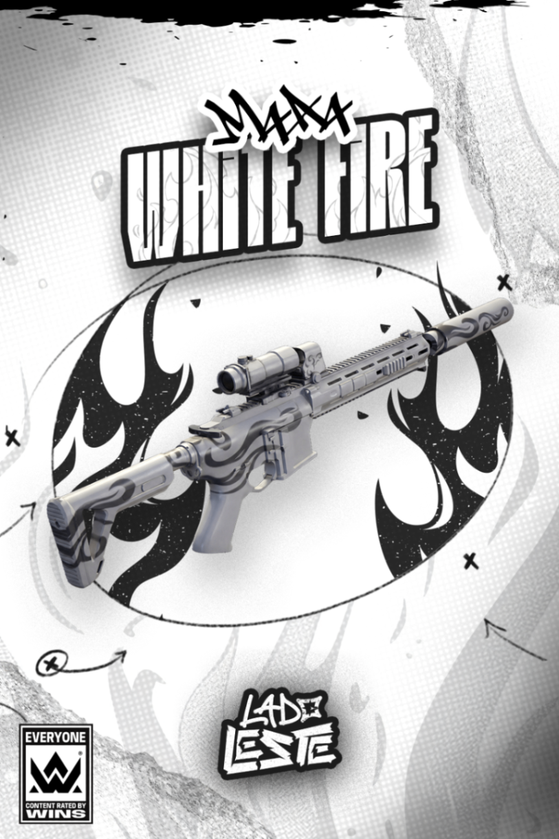 M4A4 White Fire