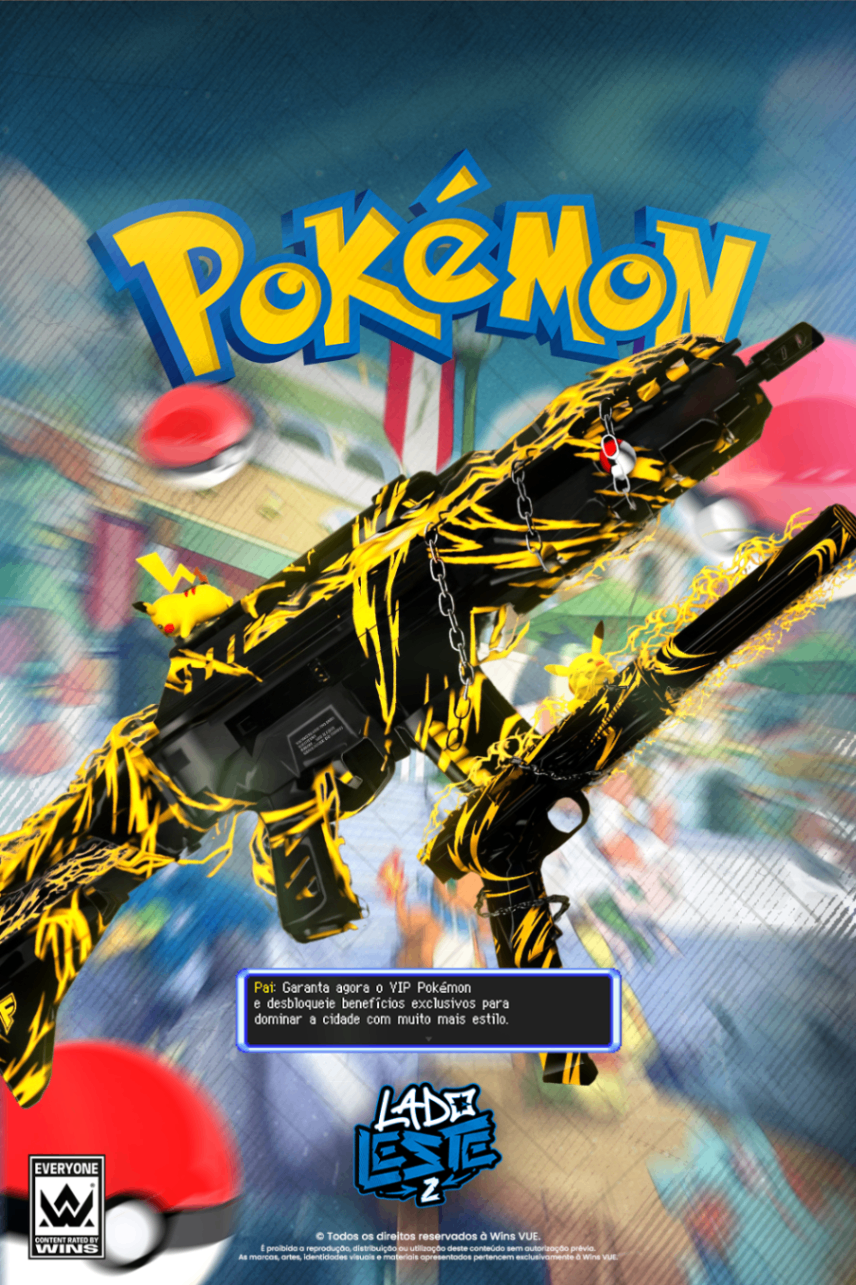 Pacote skins Pokemon