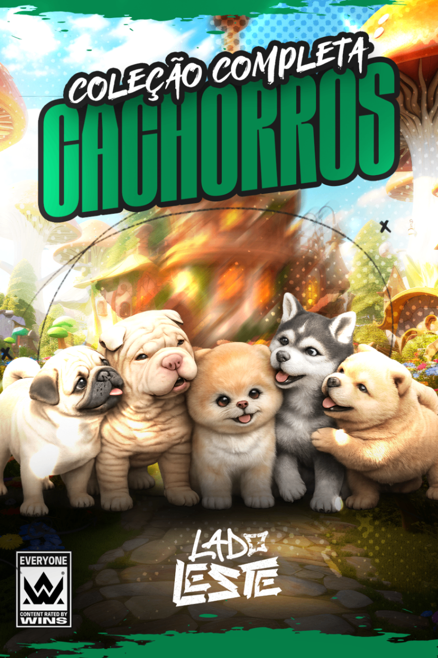 Coleção completa cachorros